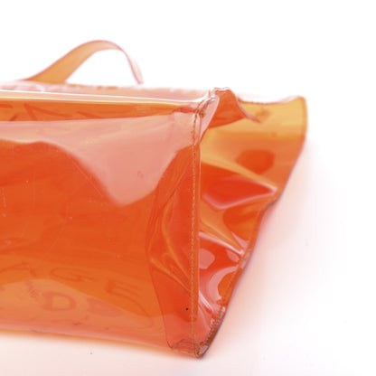 Hermes Vinyl Souvenir De L'Exposition Kelly Orange 7 of 10