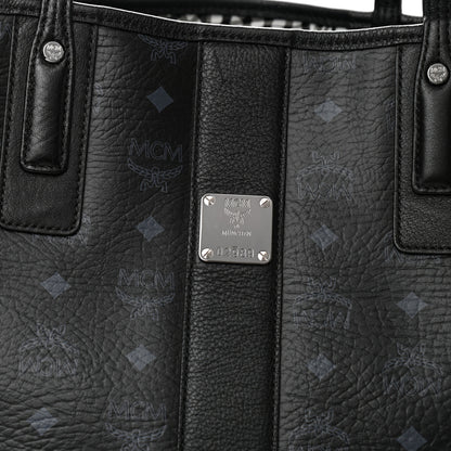 MCM Visetos Medium Reversible Shopper Tote Black 13 of 20