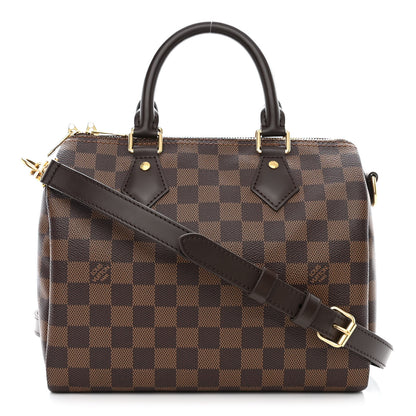 Louis Vuitton Damier Ebene Speedy Bandouliere 25 1 of 9