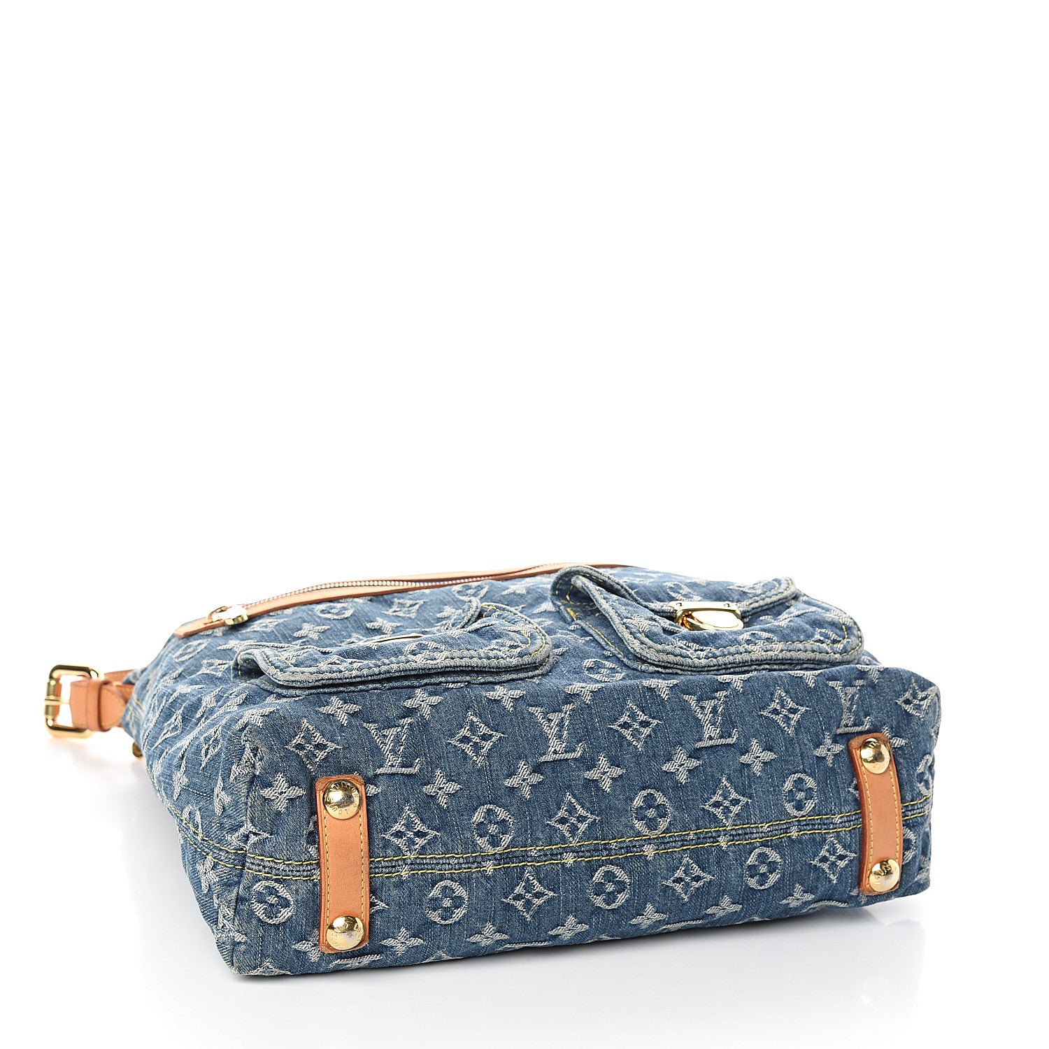 Louis Vuitton Denim Baggy GM Blue 3 of 8