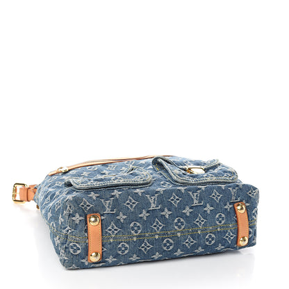 Louis Vuitton Denim Baggy GM Blue 3 of 8