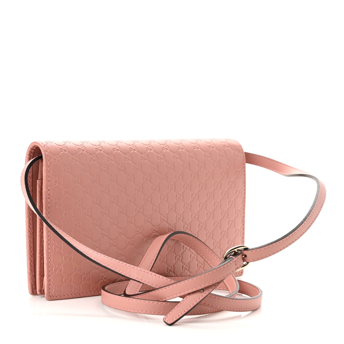 Microguccissima Crossbody Wallet Soft Pink