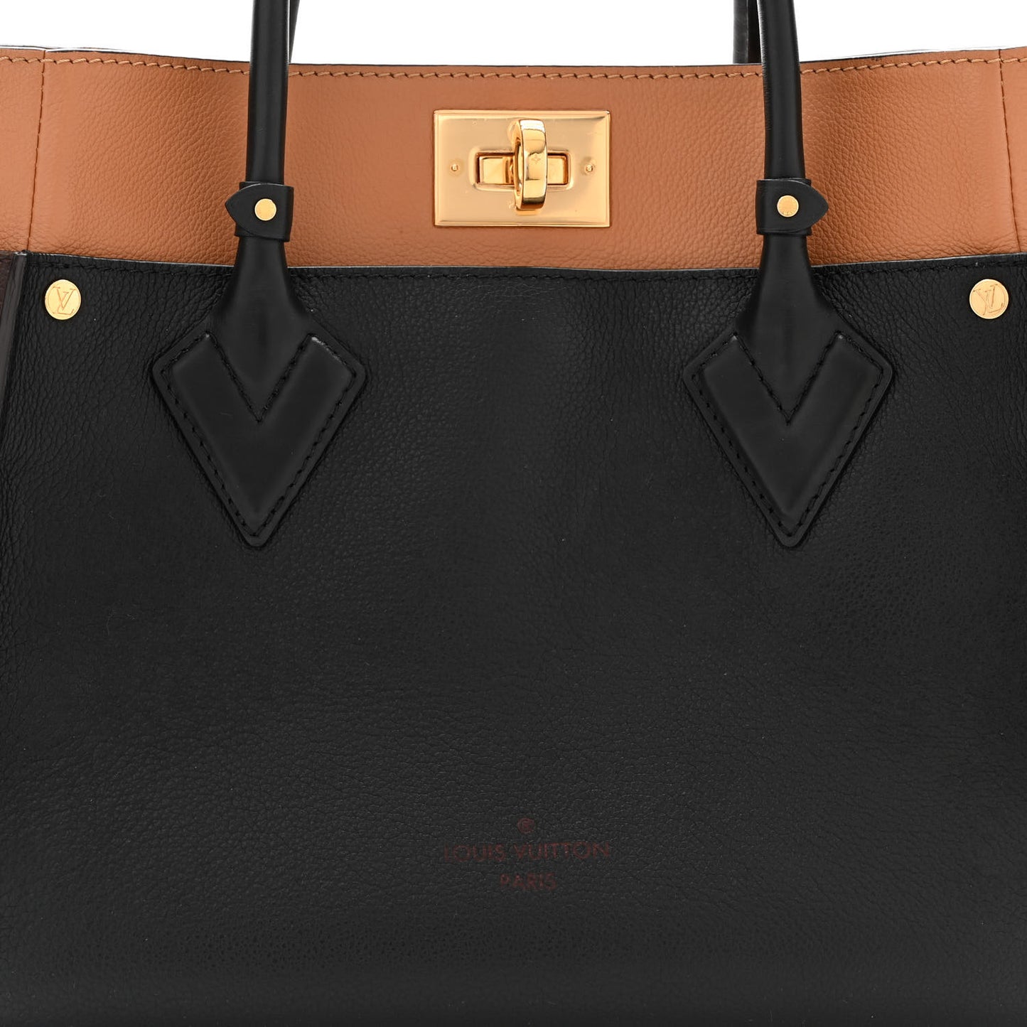 Calfskin Monogram On My Side Black