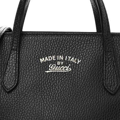 Gucci Dollar Calfskin Mini Swing Top Handle Bag Black 6 of 9