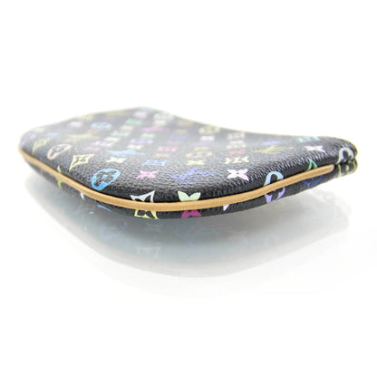 Louis Vuitton Monogram Multicolor Pochette Plate GM Black 4 of 9