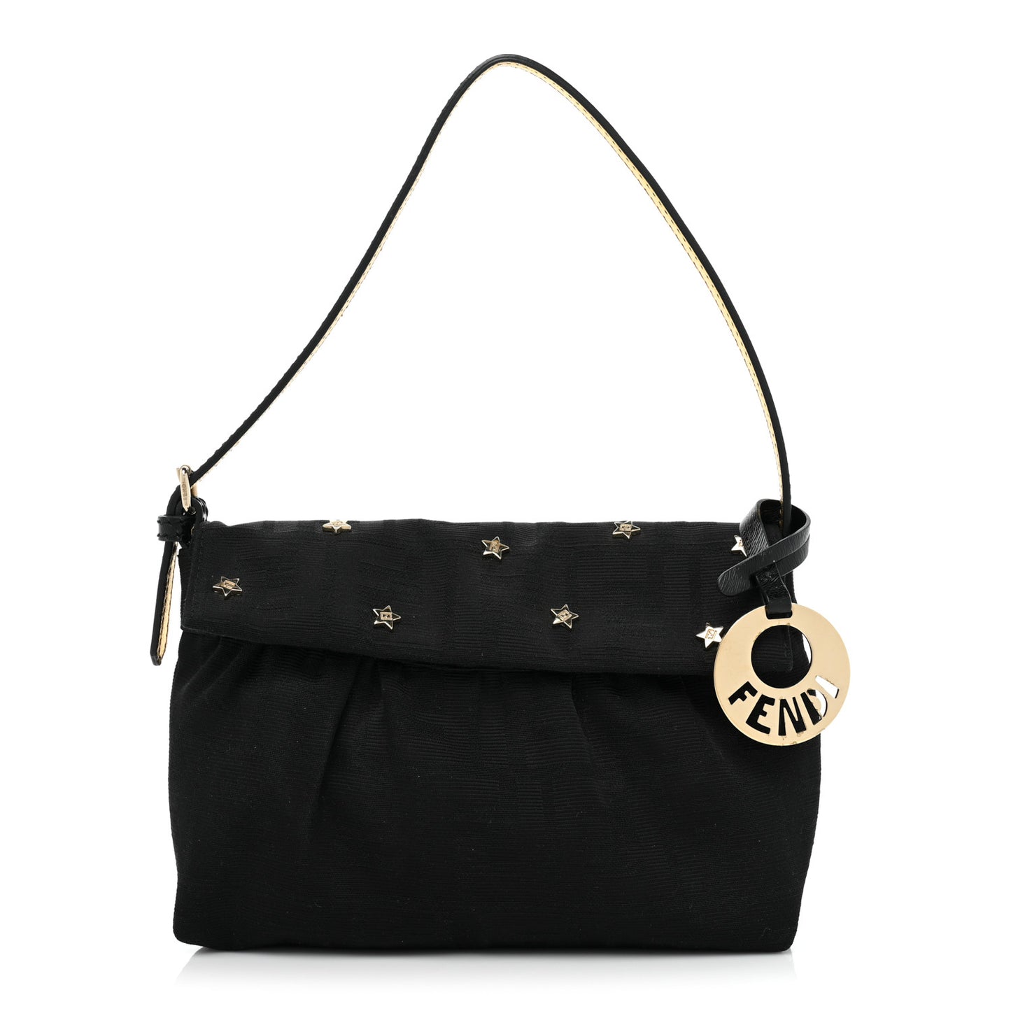 Zucca Laminata Mini Chef Star Shoulder Bag Black