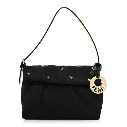 Fendi Zucca Laminata Mini Chef Star Shoulder Bag Black 1 of 9