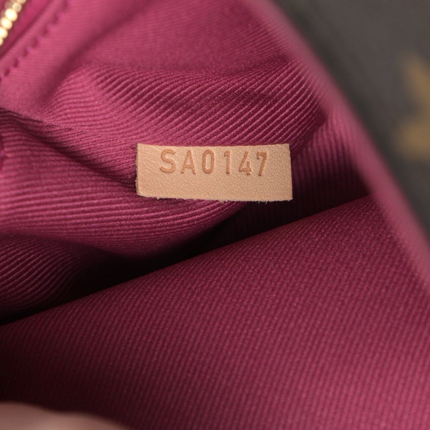 Monogram Cluny BB Bordeaux Fuchsia
