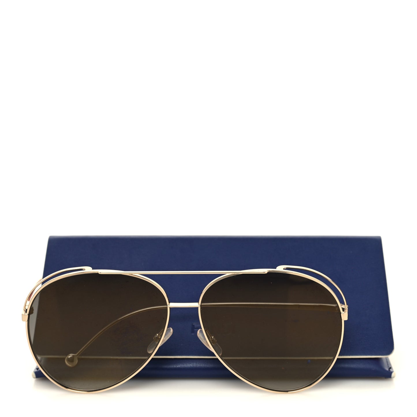 Metal Aviator Sunglasses FF0286/S Gold