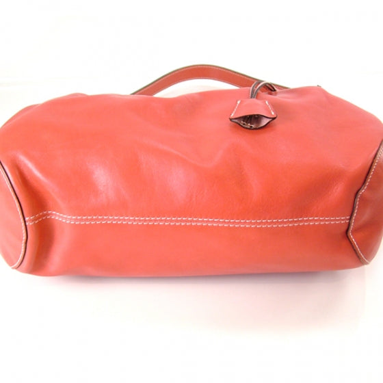 Marc Jacobs Leather Gathered Coral 5 of 11