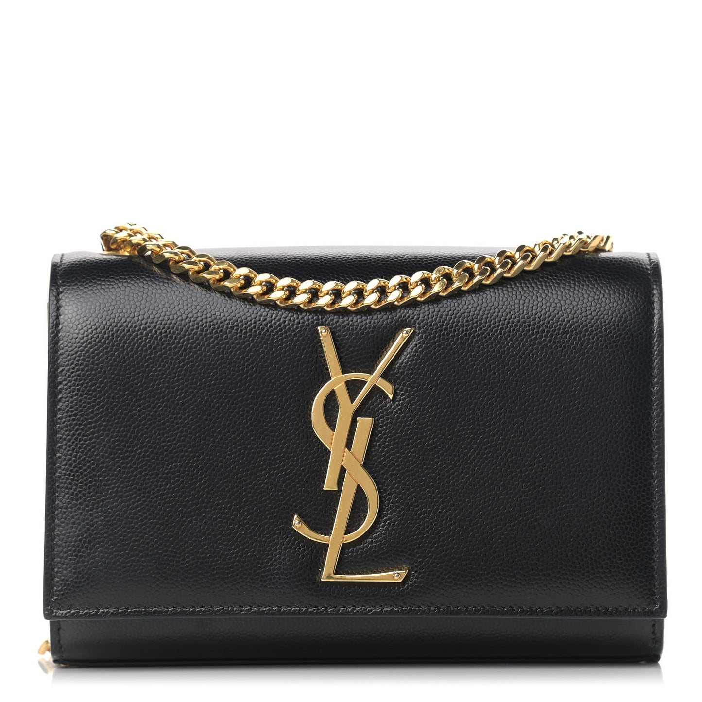 Grain De Poudre Small Monogram Kate Satchel Black