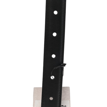 Gucci Calfskin Slim Studded Square Buckle Belt 105 42 Black 4 of 5