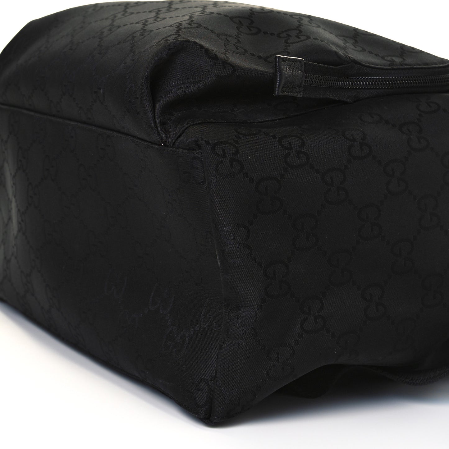 Nylon Monogram Medium Backpack Black