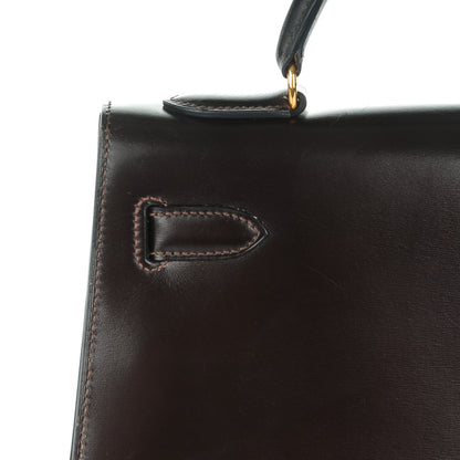 Hermes Box Kelly Sellier 32 Chocolate 13 of 25