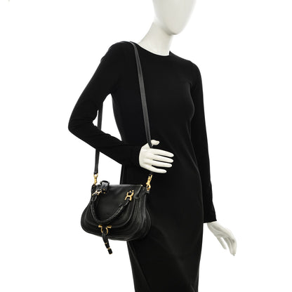 Chloe Calfskin Mini Marcie Satchel Black 2 of 8
