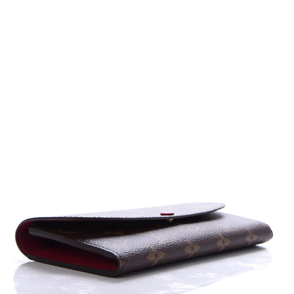 Louis Vuitton Monogram Emilie Wallet Fuchsia 4 of 7