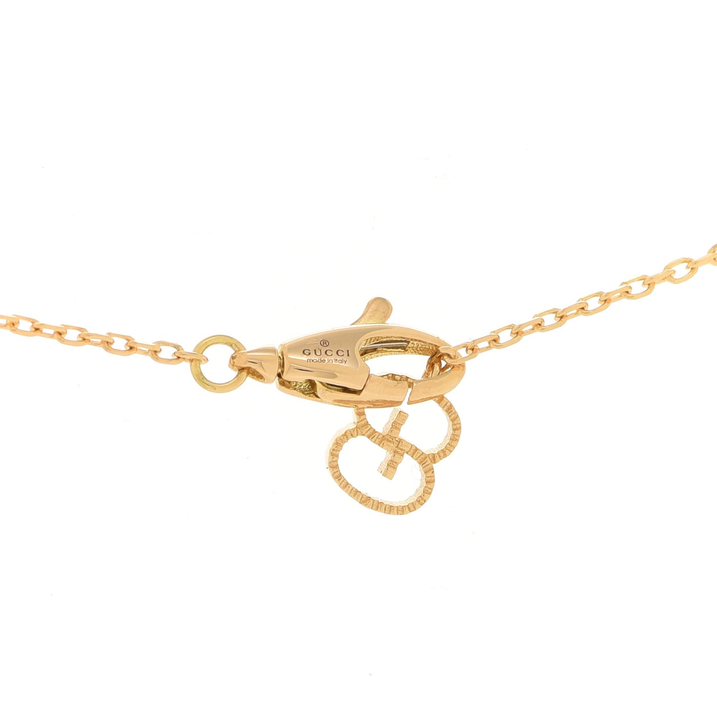 18K Yellow Gold Diamond Le Marche Des Merveilles Butterfly Necklace