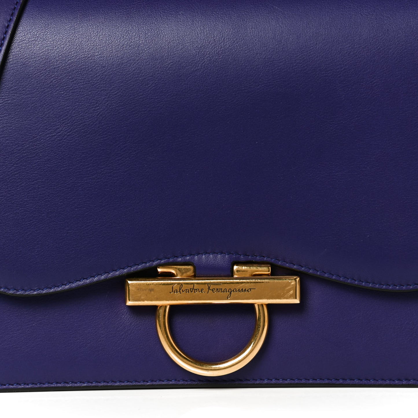Calfskin Joanne Crossbody Purple