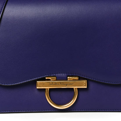Salvatore Ferragamo Calfskin Joanne Crossbody Purple 9 of 11