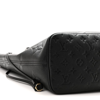 Louis Vuitton Empreinte Monogram Giant Neverfull MM Black 9 of 10