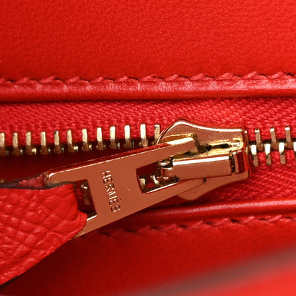 Hermes Epsom Constance 24 Rouge Casaque 14 of 16