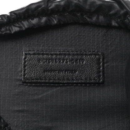 Saint Laurent Calfskin Nylon Heart Foldable Tote Bag Black 10 of 12