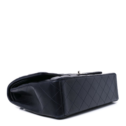 Chanel Lambskin Quilted Maxi Double Flap Dark Blue 4 of 13
