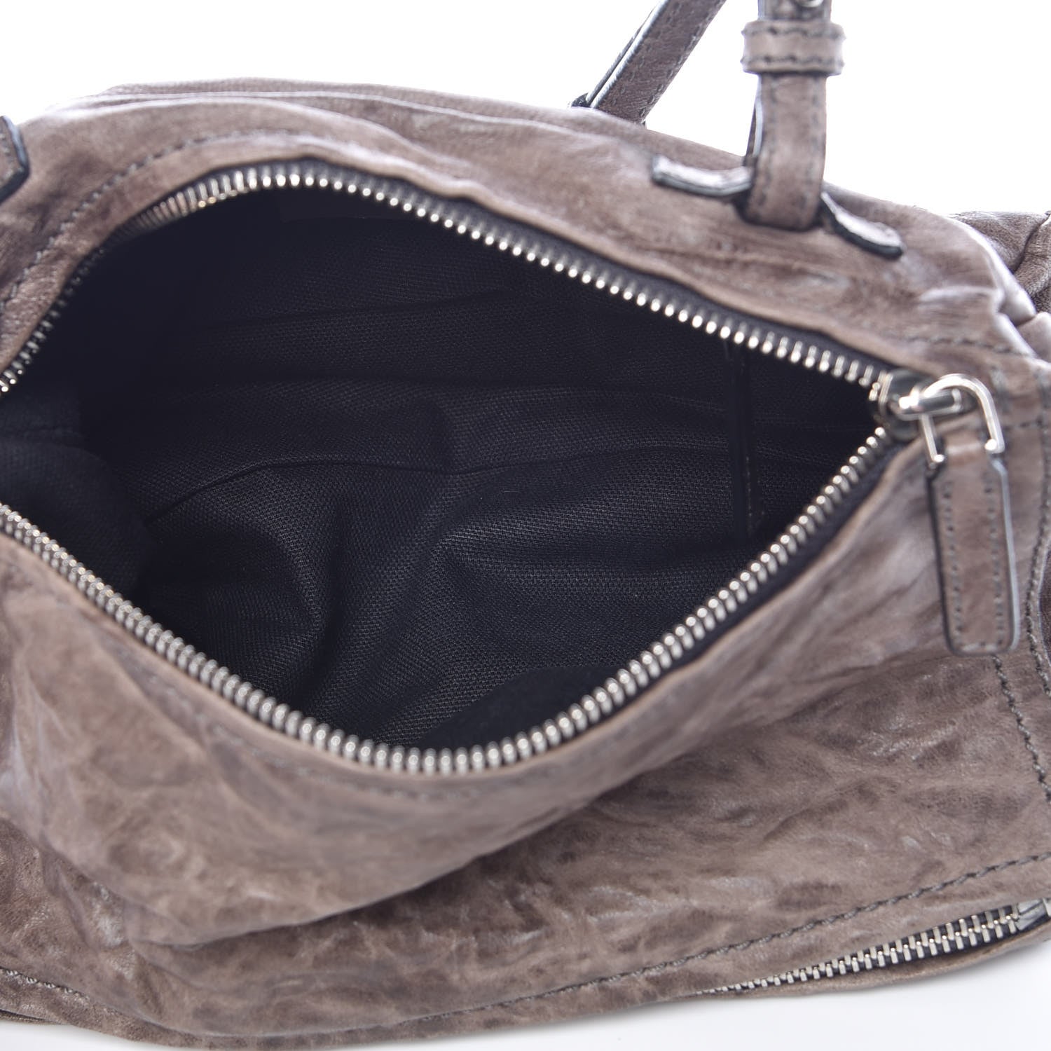 Givenchy Tumbled Sheepskin Mini Pandora Charcoal 5 of 13