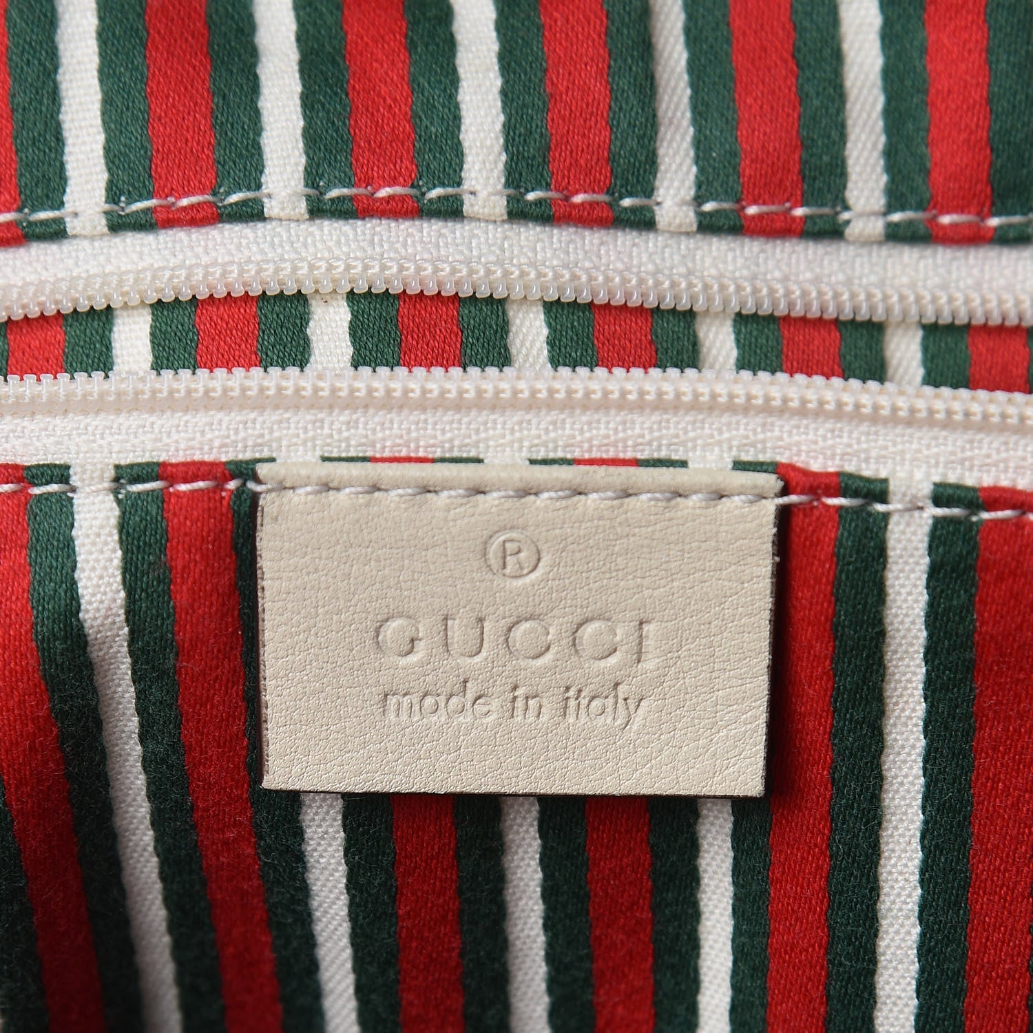 Gucci Monogram Medium New Britt Tote Off White 6 of 11