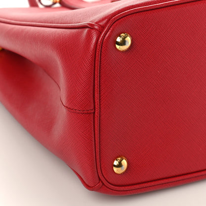 Prada Saffiano Medium Galleria Double Zip Tote Fuoco 7 of 8
