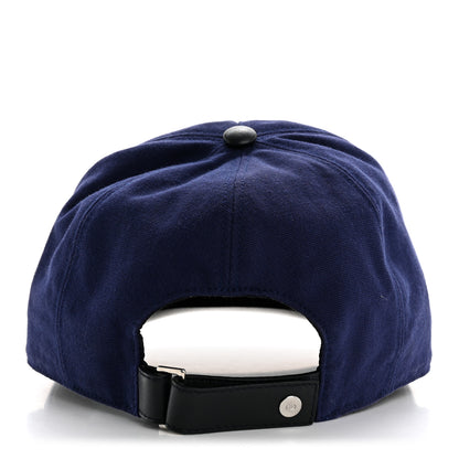 Christian Dior Cotton Embroided Baseball Cap M Blue 6 of 10