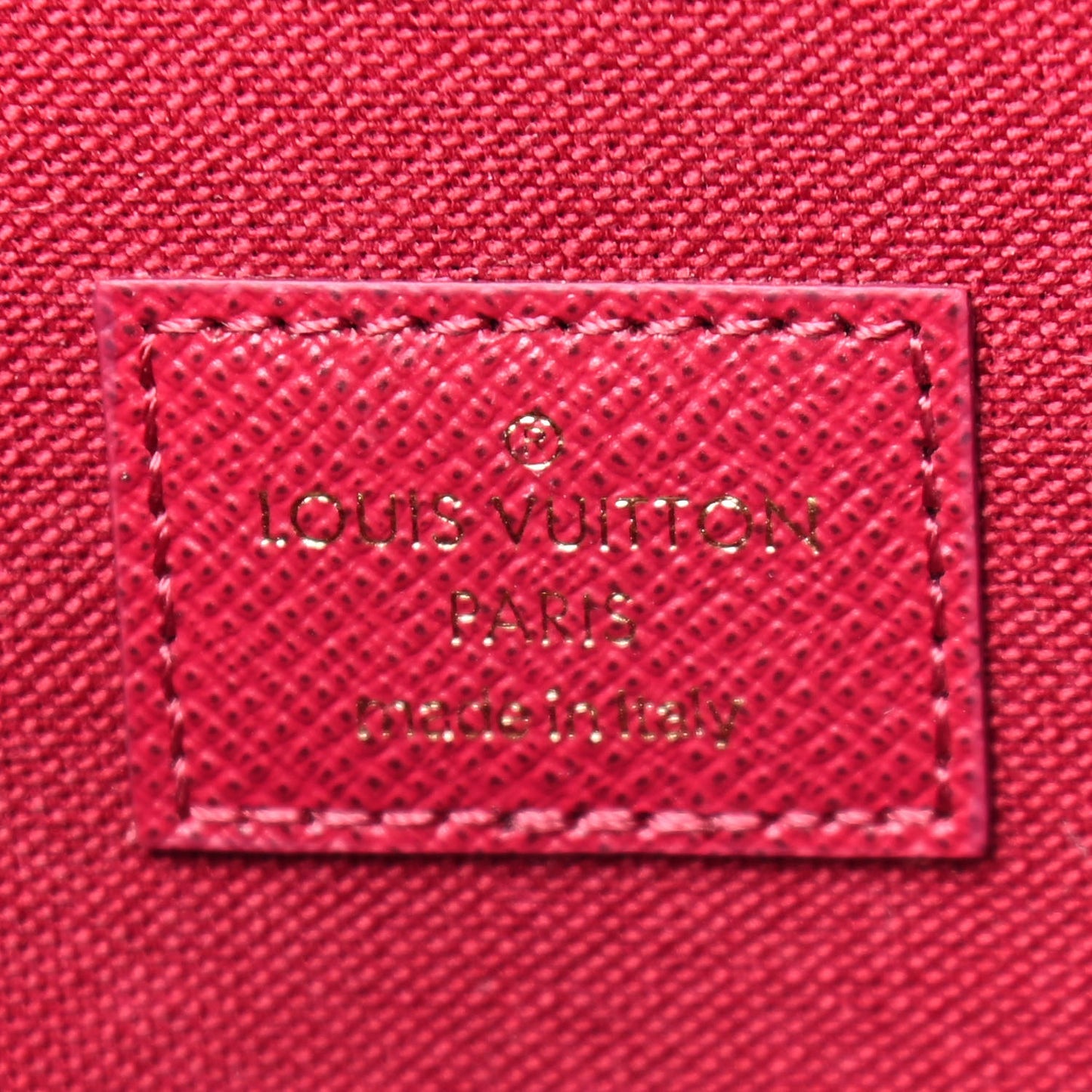 Monogram Pochette Felicie Chain Wallet Fuchsia