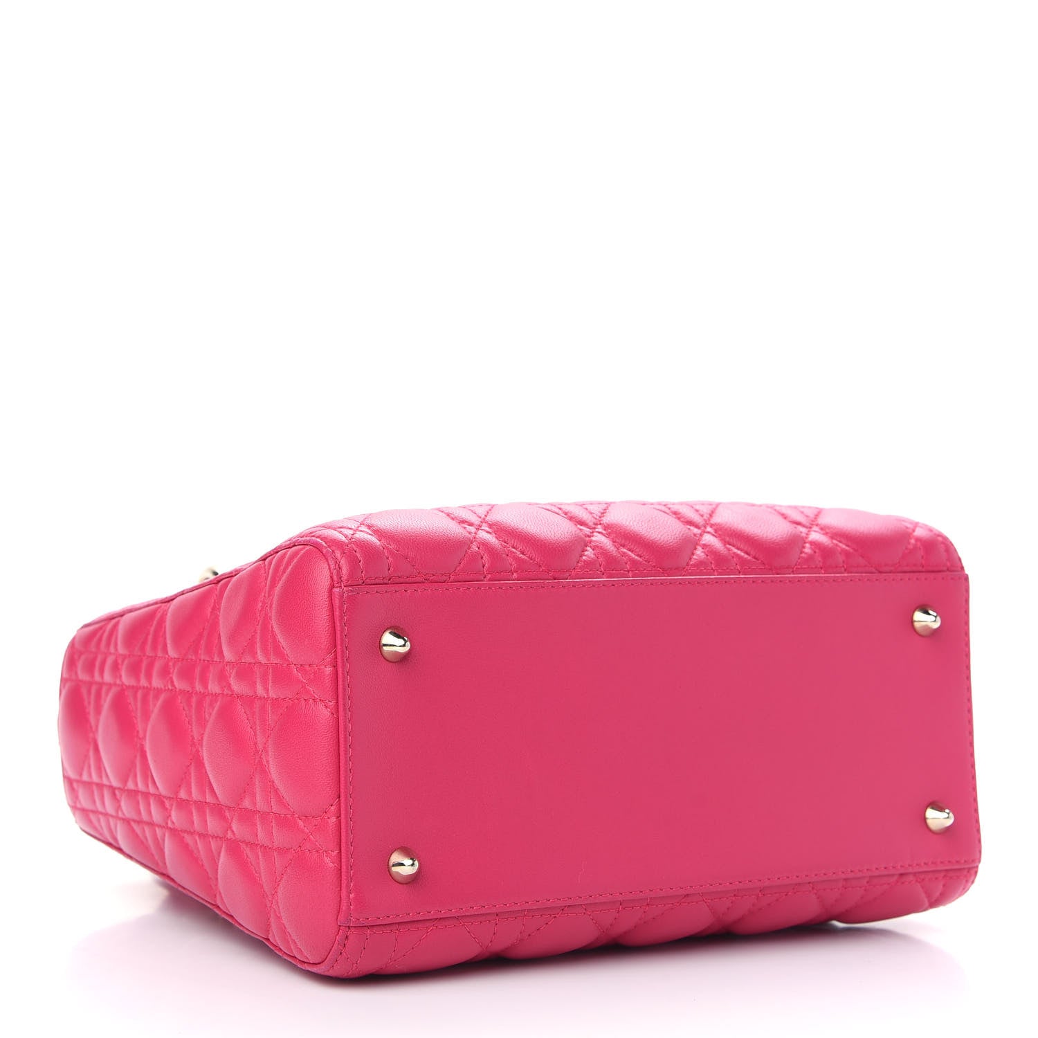 Christian Dior Lambskin Cannage Medium Lady Dior Pink 4 of 10