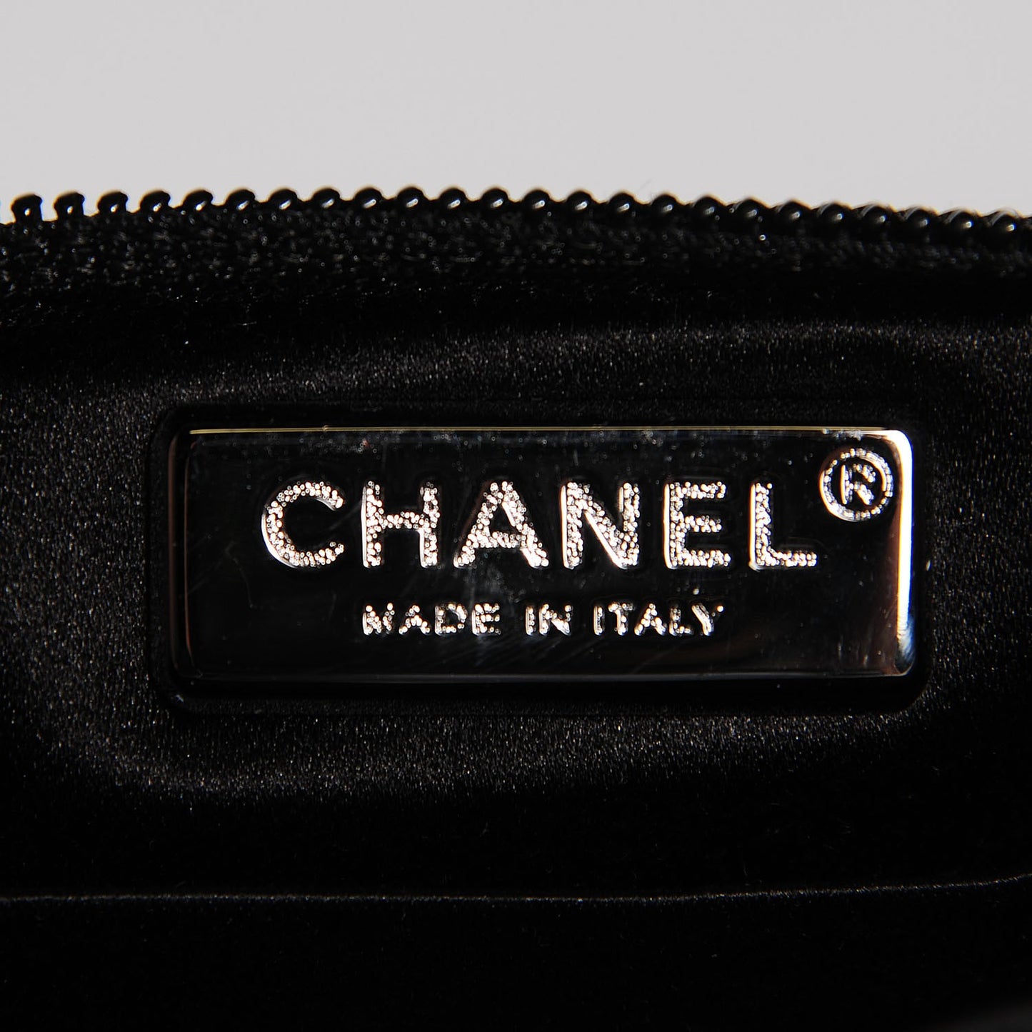 Satin Diamante Evening Clutch Bag Black