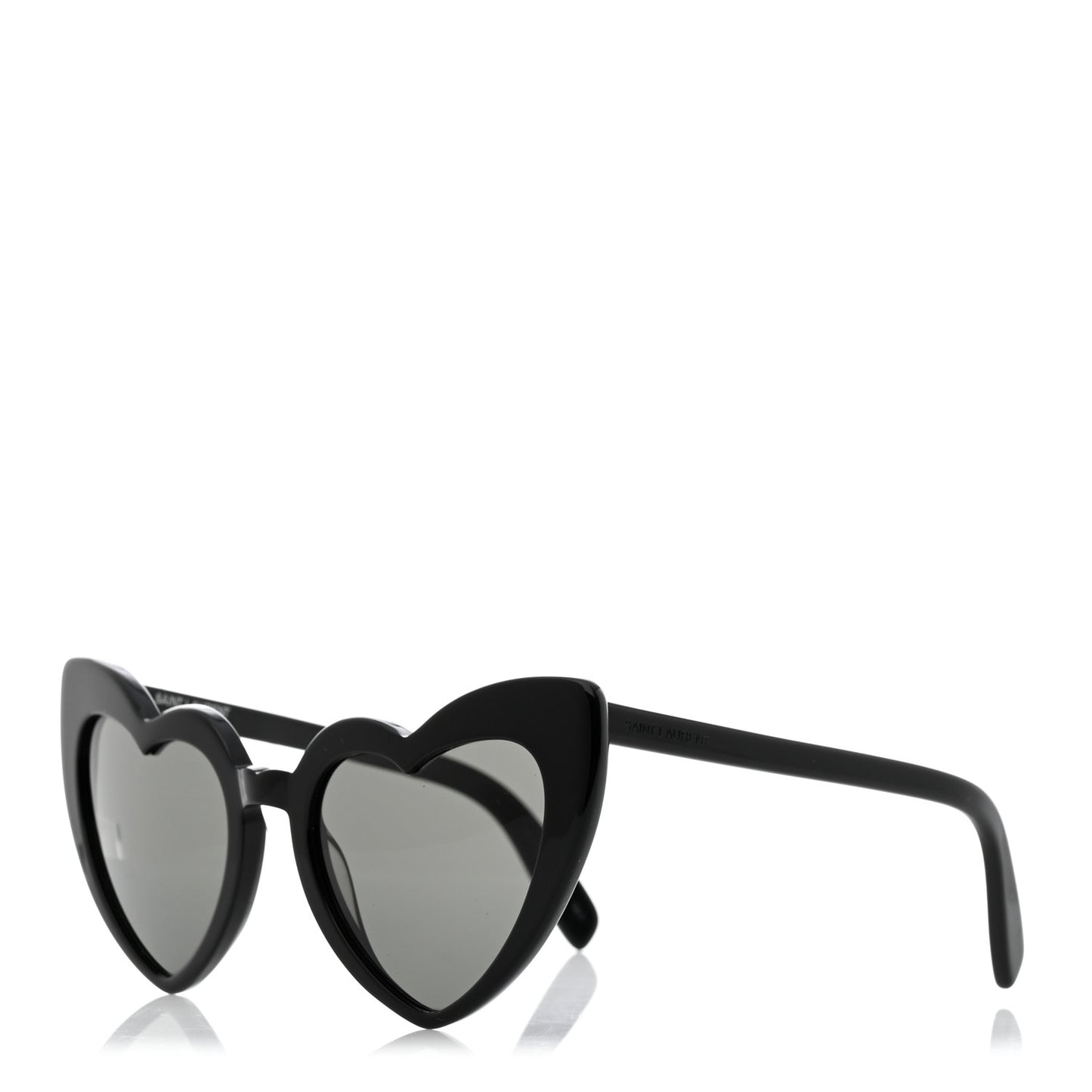 Acetate Heart Frame Loulou SL181 Sunglasses Black