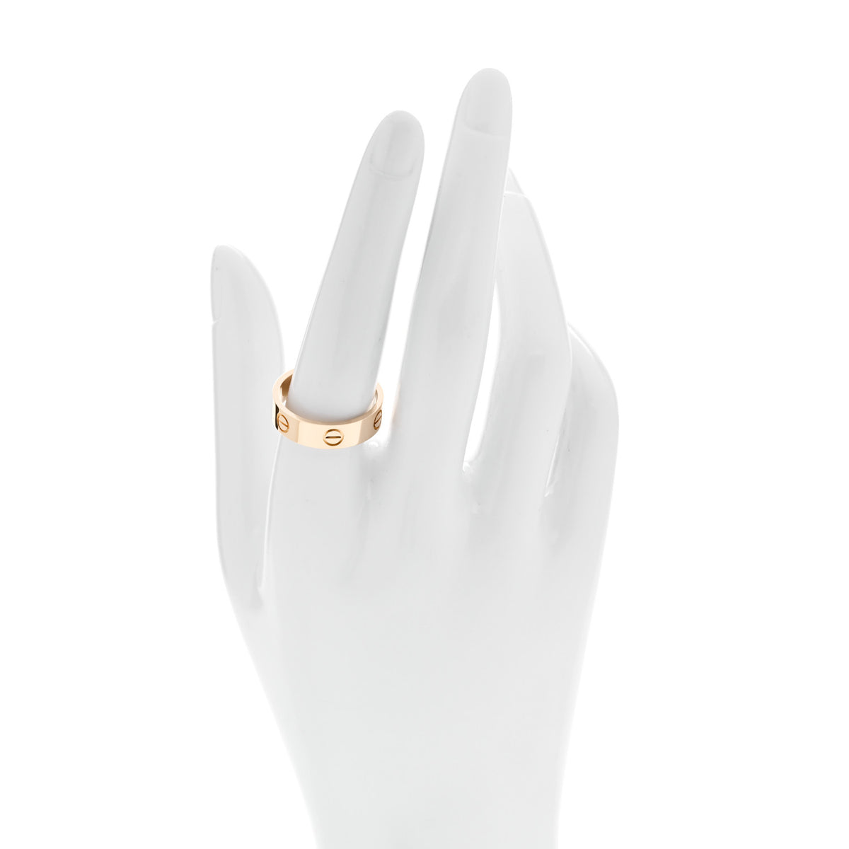 Cartier 18K Yellow Gold 5.5mm LOVE Ring 58 8.5 2 of 4