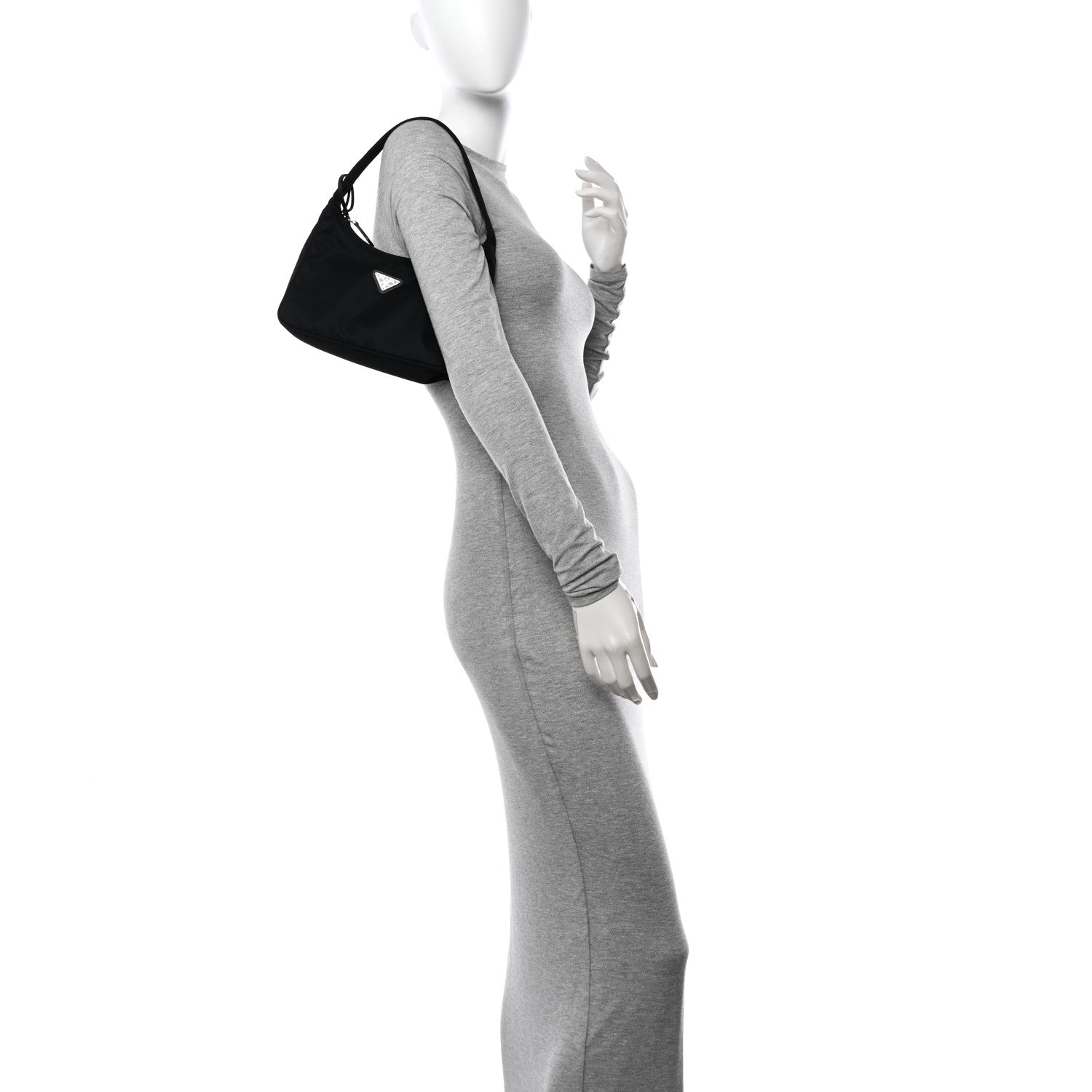 Prada Tessuto Nylon Mini Re-Edition 2000 Bag Black 2 of 11