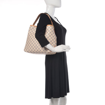 Louis Vuitton Damier Azur Delightful PM Rose Ballerine 2 of 11