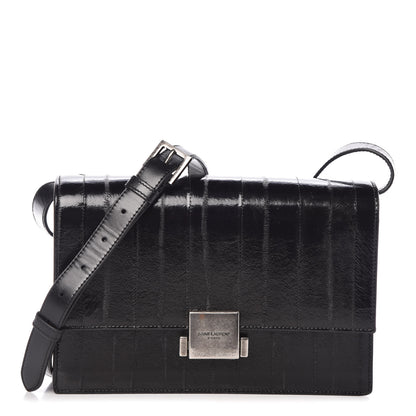 Saint Laurent Shiny Soft Calfskin Anguille Medium Bellechasse Black 1 of 10