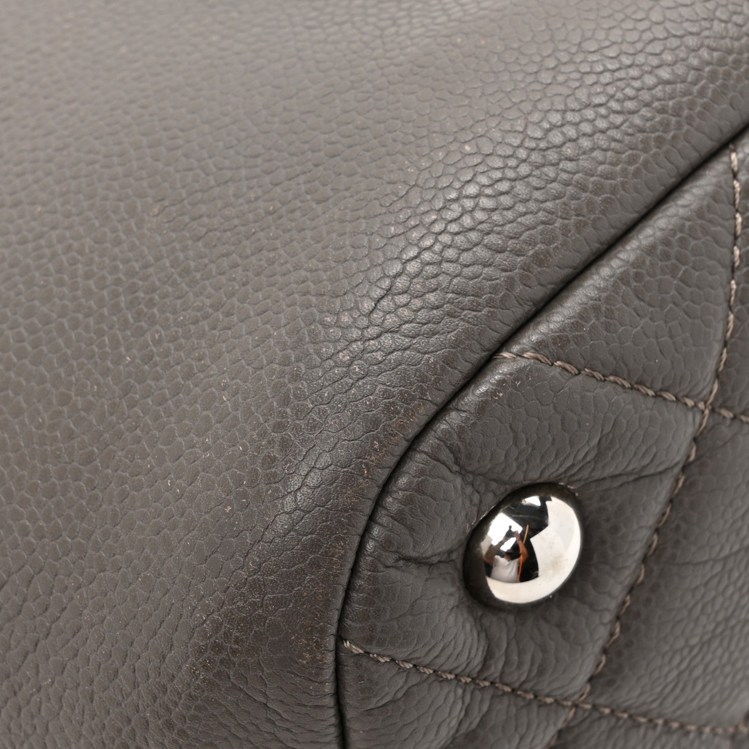 Chanel Caviar Timeless CC Soft Tote Dark Grey 15 of 18
