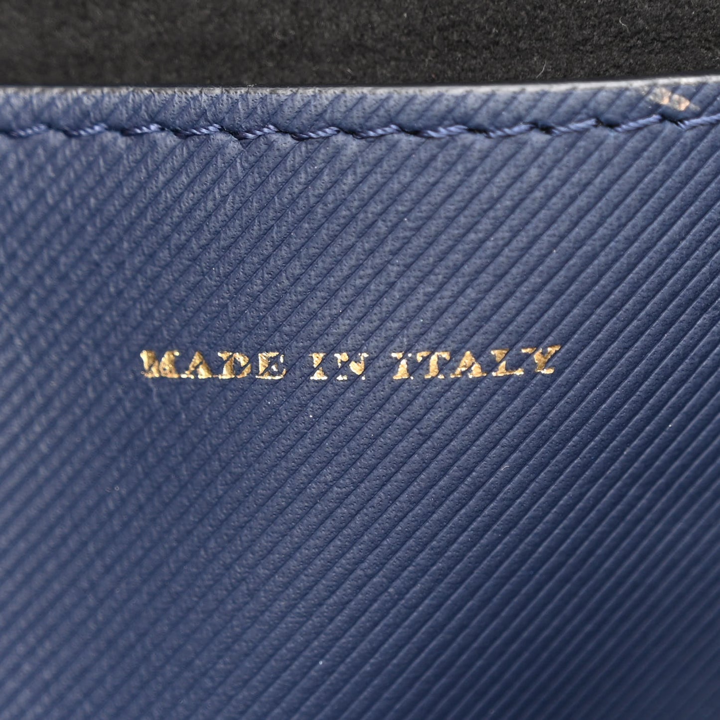 Trench Calfskin Medium DK88 Top Handle Bag Ink Blue