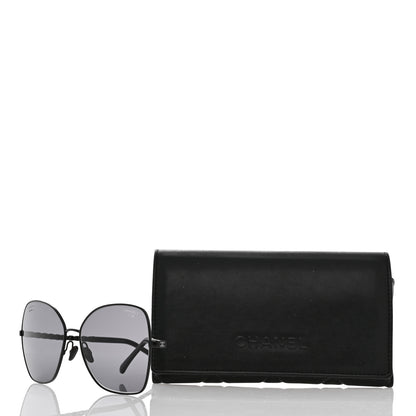 Chanel Metal Square Frame Chain Sunglasses 4274-Q Black 8 of 8