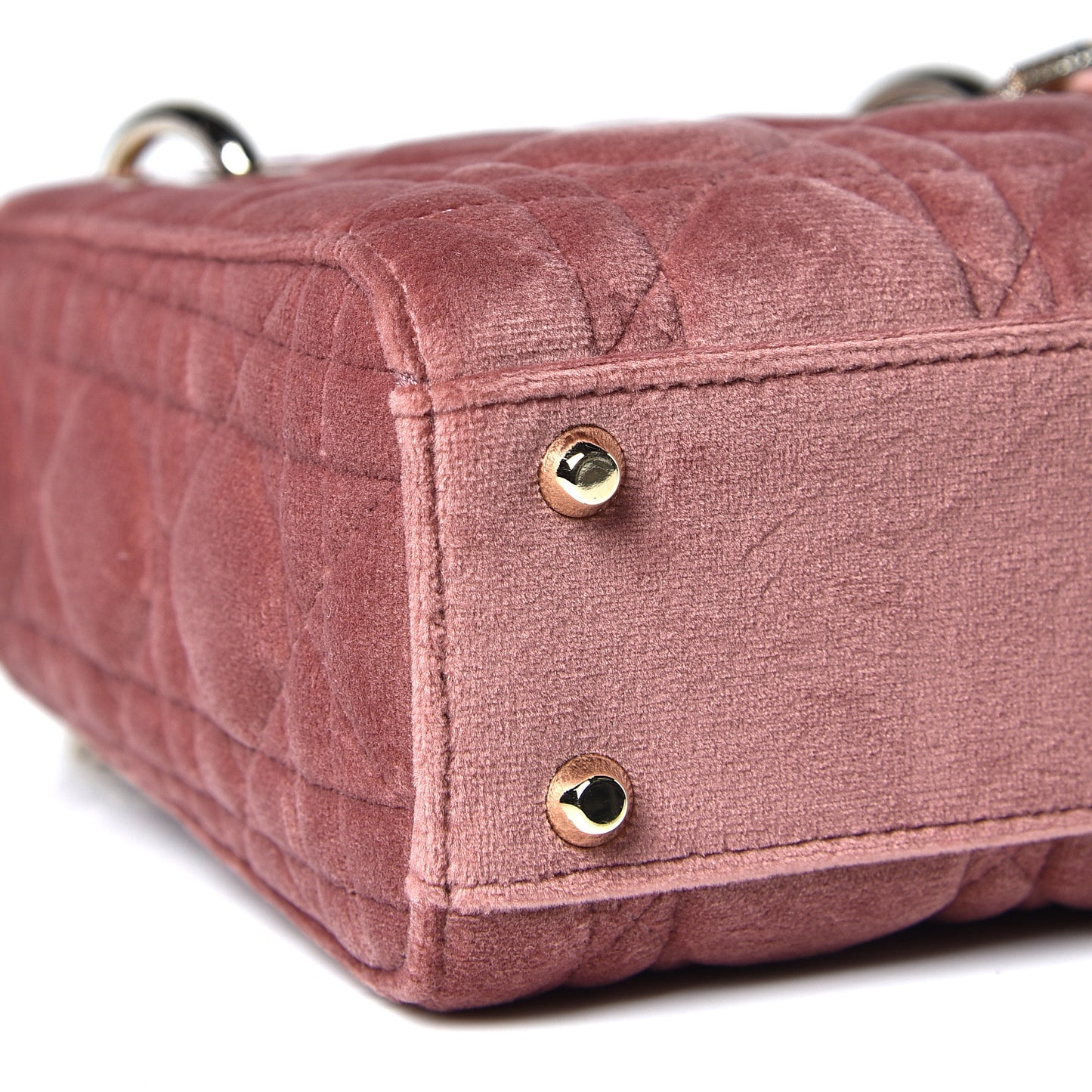 Velvet Mini Lady Dior Pink