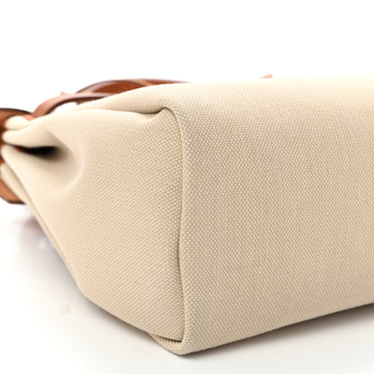 Hermes Military Toile Vache Hunter Herbag Zip Retourne 31 PM Beton Fauve 10 of 11