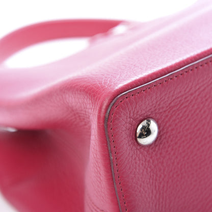 Louis Vuitton Taurillon Capucines MM Fuchsia 9 of 17