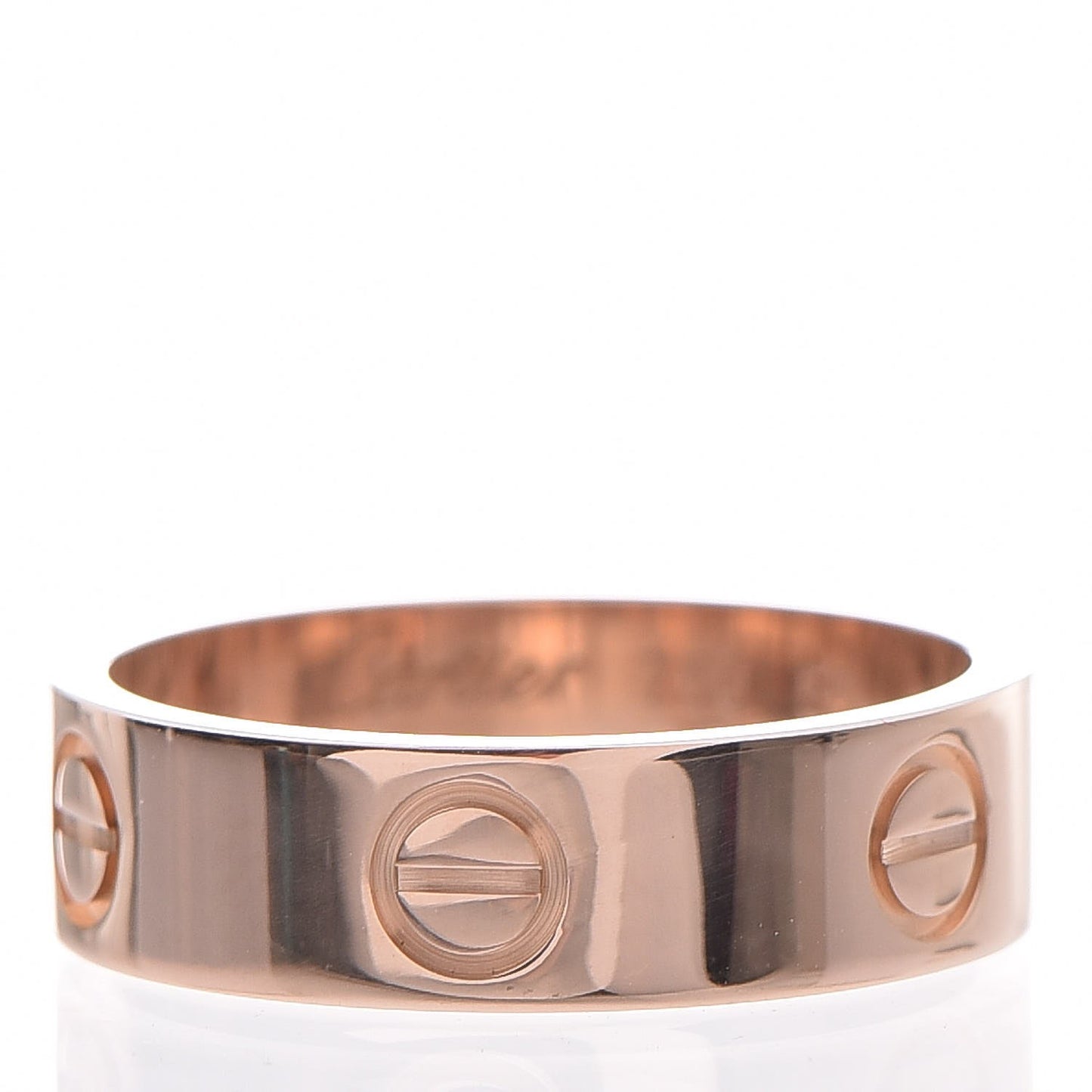 18K Pink Gold 5.5mm LOVE Ring 55 7.25