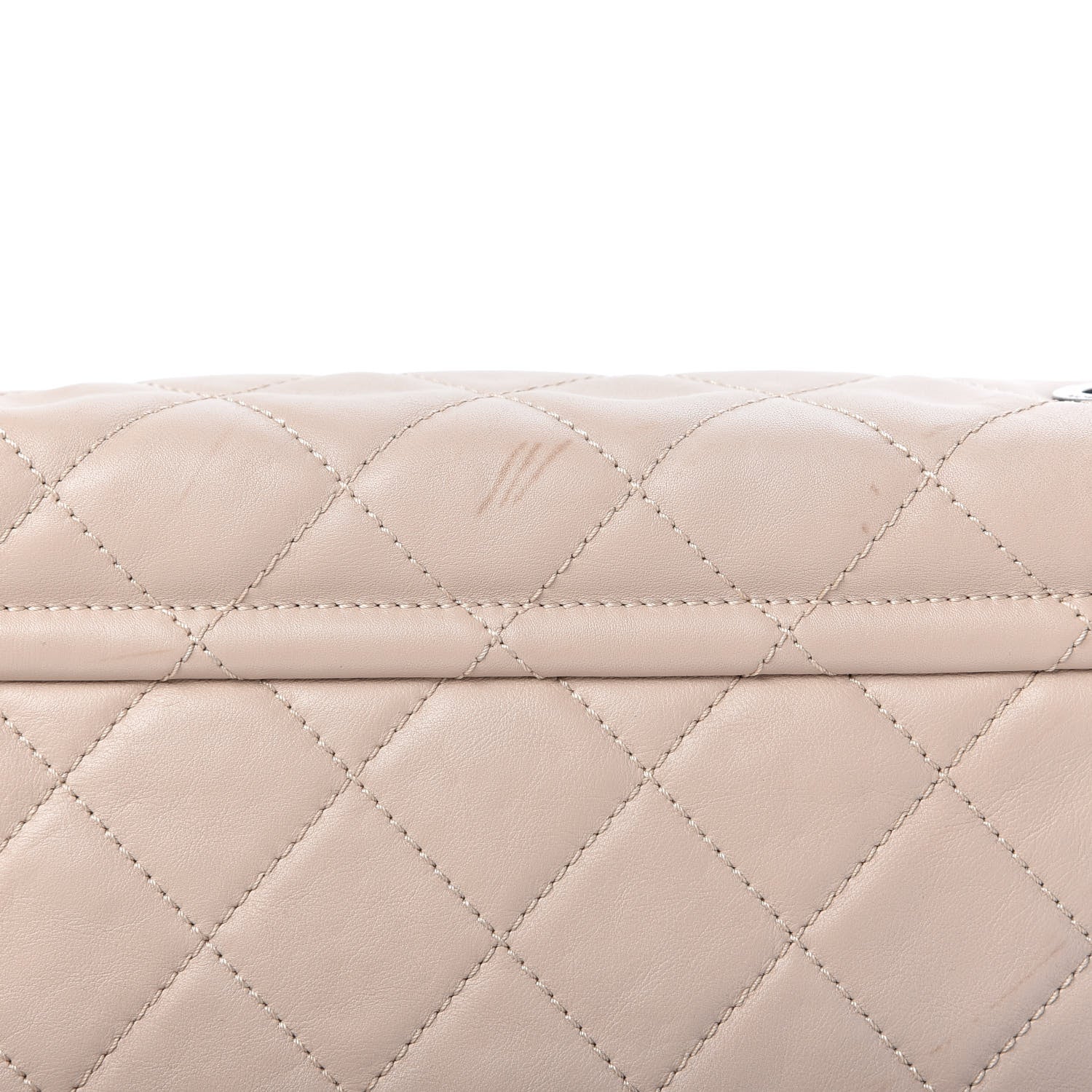 Chanel Calfskin Large Country Chic Flap Ecru Brown 11 of 11