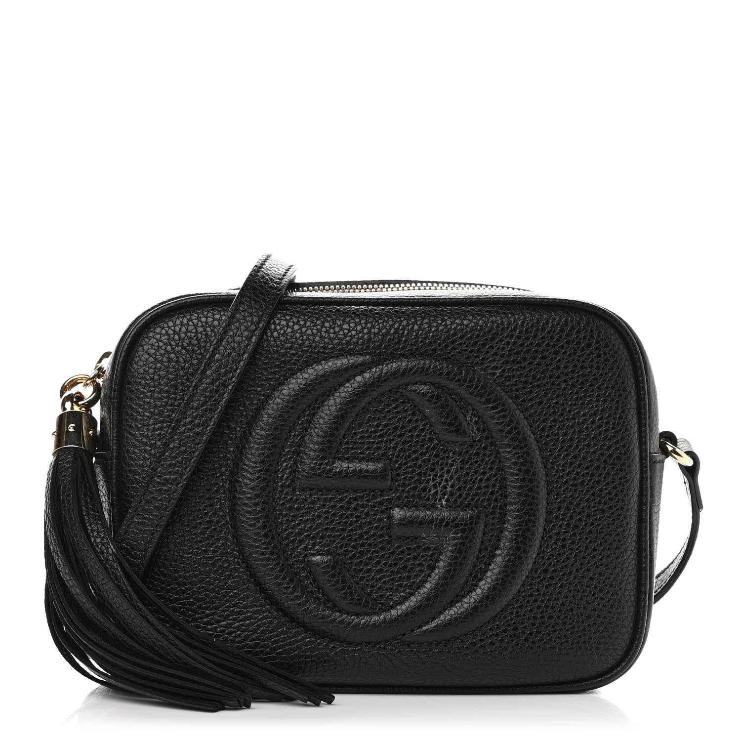 Gucci Pebbled Calfskin Small Soho Disco Bag Black 1 of 11