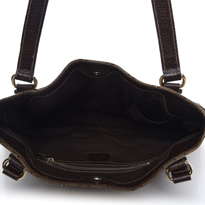 Gucci Monogram Medium Charmy Shoulder Bag Brown 5 of 16
