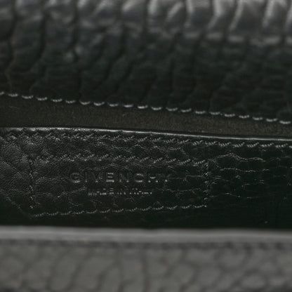 Givenchy Bullhide Mini Infinity Saddle Bag Black 6 of 10